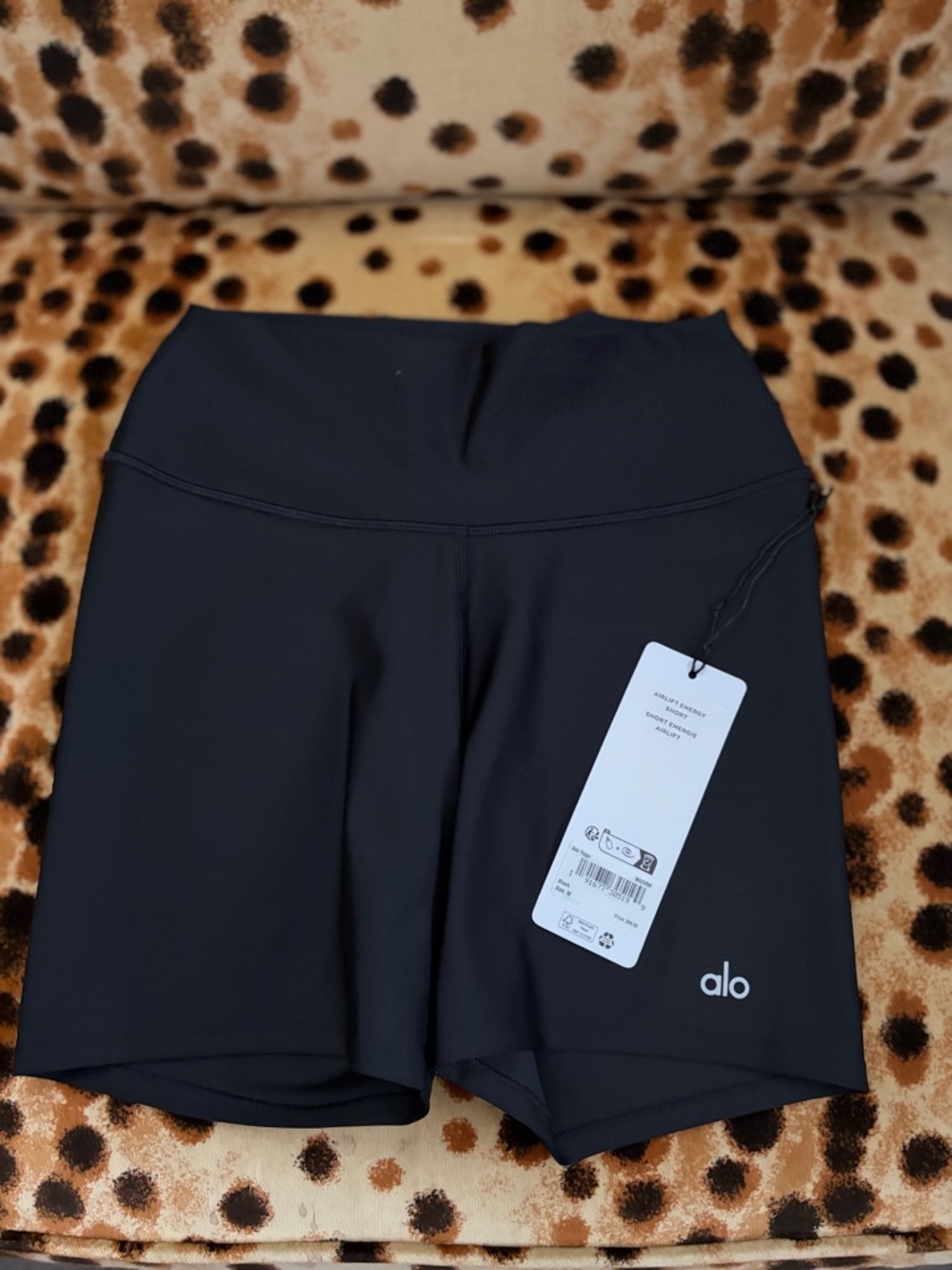 ALO Yoga Black High-Rise Bike Shorts